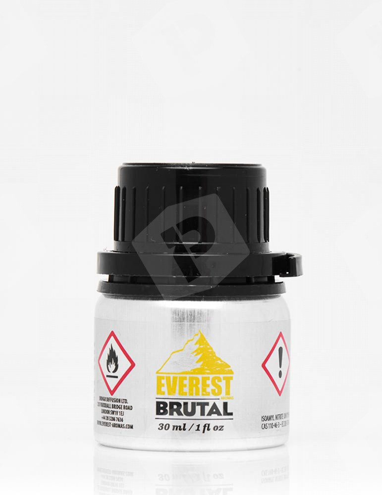 garrafa de alumínio poppers everest brutal 30 ml