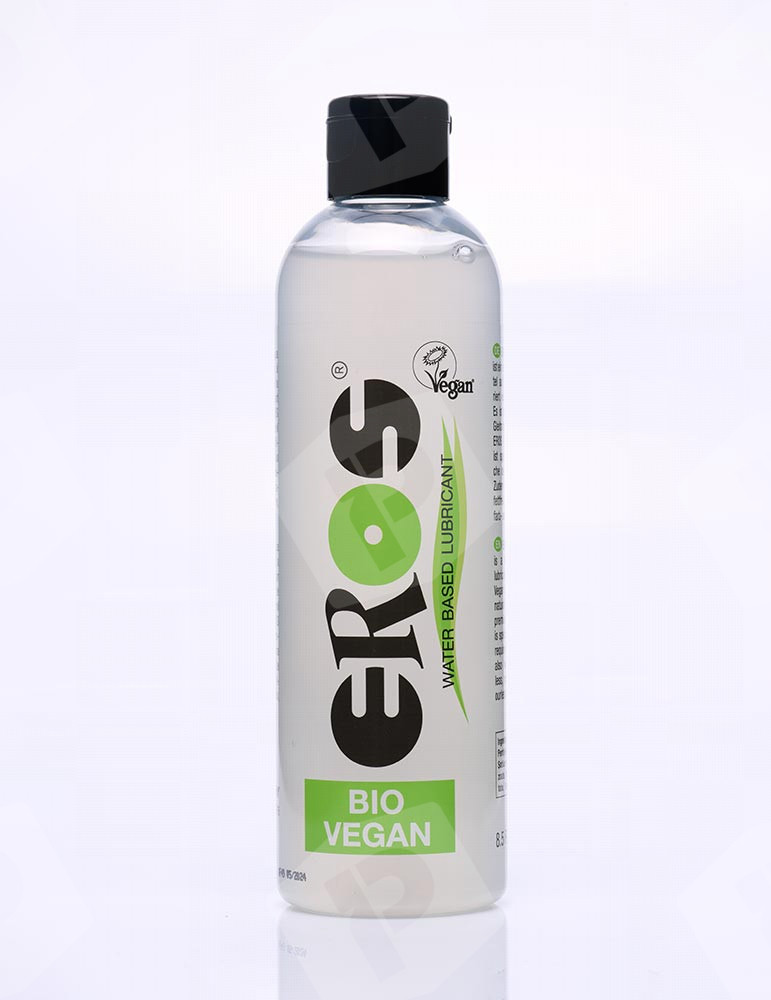 Lubrificante natural bio e vegan eros. Frasco de 250 ml