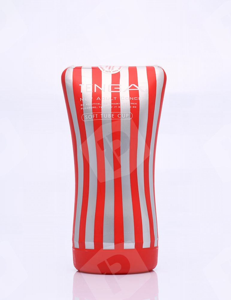 Masturbador Tenga vermelho e cinza - gama Soft Tube