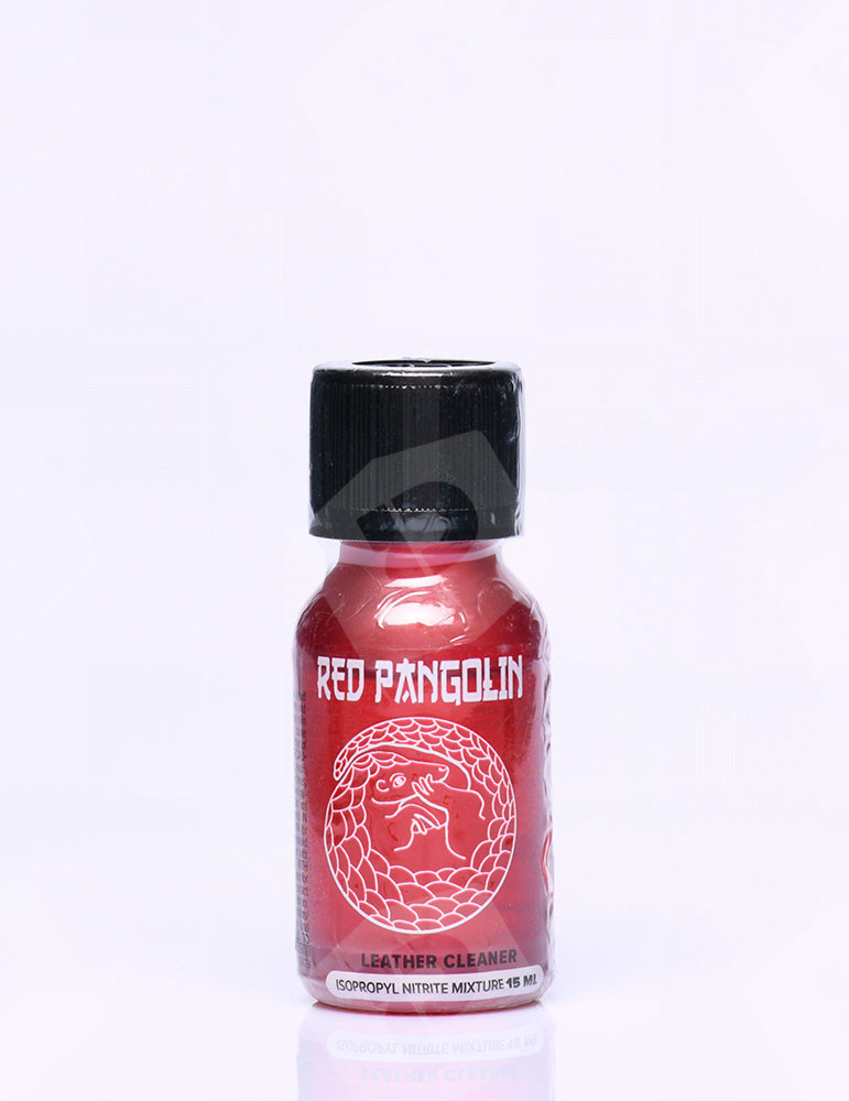 red Pangolin, frasco de poppers vermelho de 15 ml