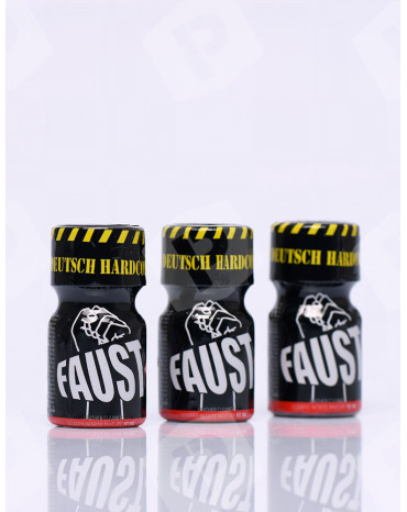 Pack de 3 frascos de poppers Faust 10 ml