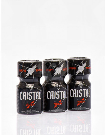 Compre o Pack de 3 Poppers Rush Crystal 10 ml - Euro Poppers Portugal