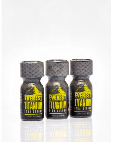 Pack de 3 garrafas Everest Titanium | Euro Poppers Portugal