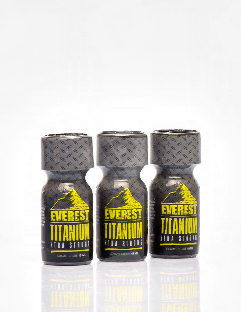 Pack de 3 garrafas Everest Titanium | Euro Poppers Portugal
