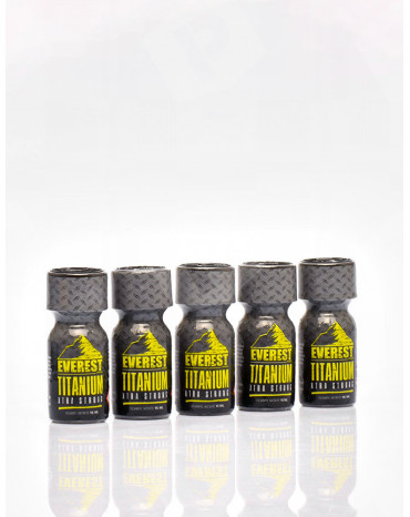 Compre O Pack de 5 Everest Titanium 15 ml - Euro Poppers Portugal