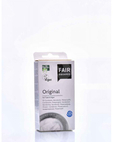 caixa de 10 preservativos fair squared original