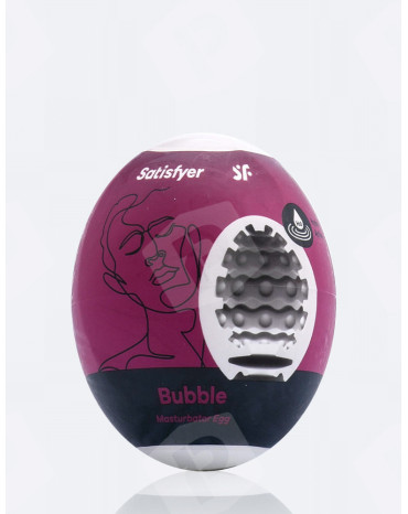 Ovo masturbador Satisfyer Bubble roxo