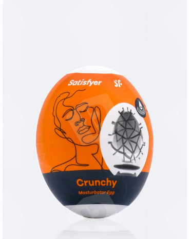 Ovo masturbador Satisfyer Crunchy laranja