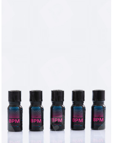 Pacote de 5 poppers BPM 15 ml