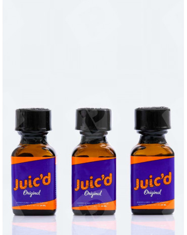 Pacote de 3 poppers Juic'D Original 24 ml