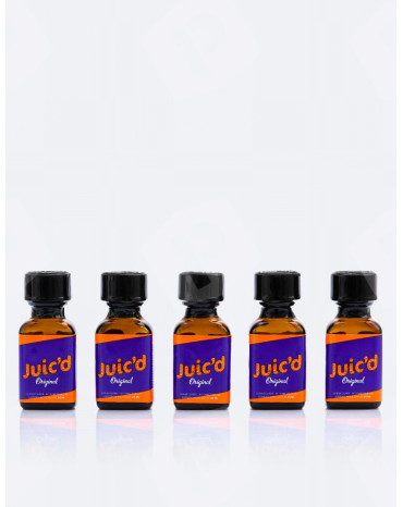 Pacote de 5 poppers Juic'D Original 24 ml