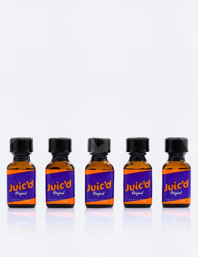 Pacote de 5 poppers Juic'D Original 24 ml