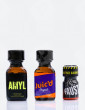 Pack de poppers EXPERT com Amyl 24 ml, Juic'd e Faust
