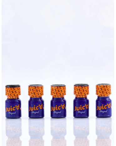 Pack de 5 poppers Juic'd 10 ml