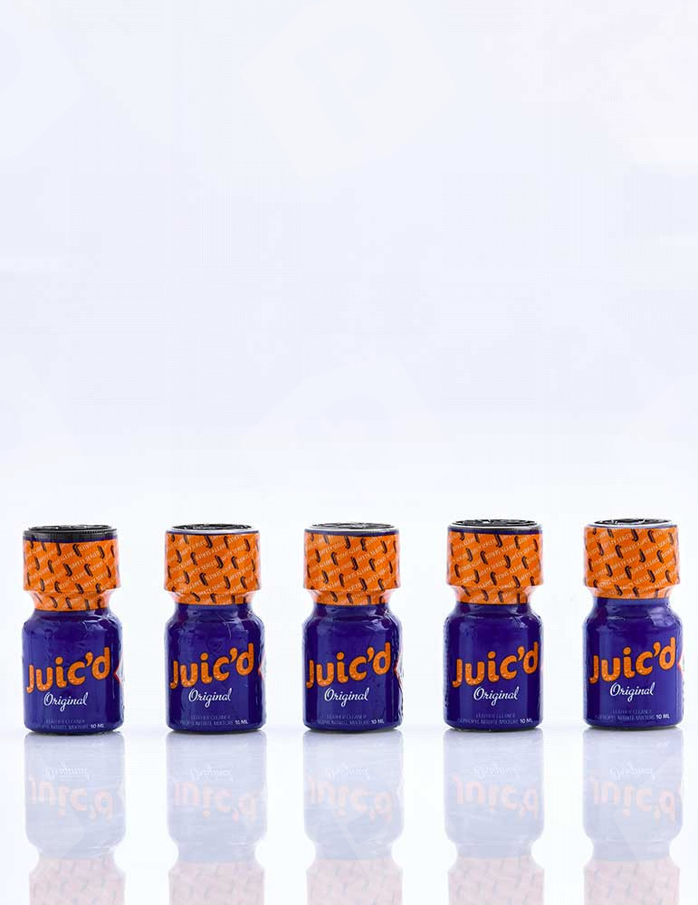 Pack de 5 poppers Juic'd 10 ml