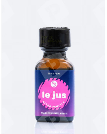 Poppers Le Jus Ultra Pentyle 24 ml rosa e roxo