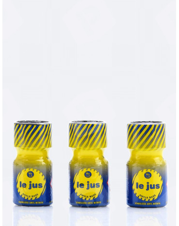 Pack de 3 Poppers Le Jus Amyl 10 ml
