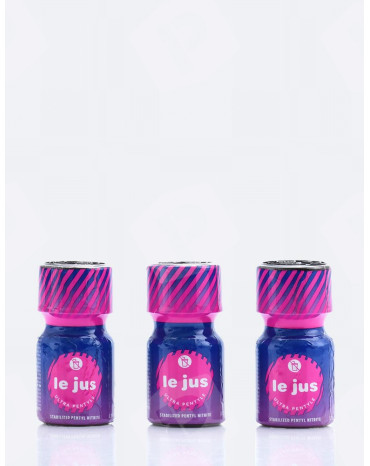Pack Poppers Le Jus Ultra Pentyle 10 ml x3