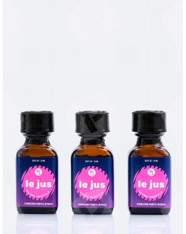 Pack Poppers Le Jus Ultra Pentyle 24 ml x3