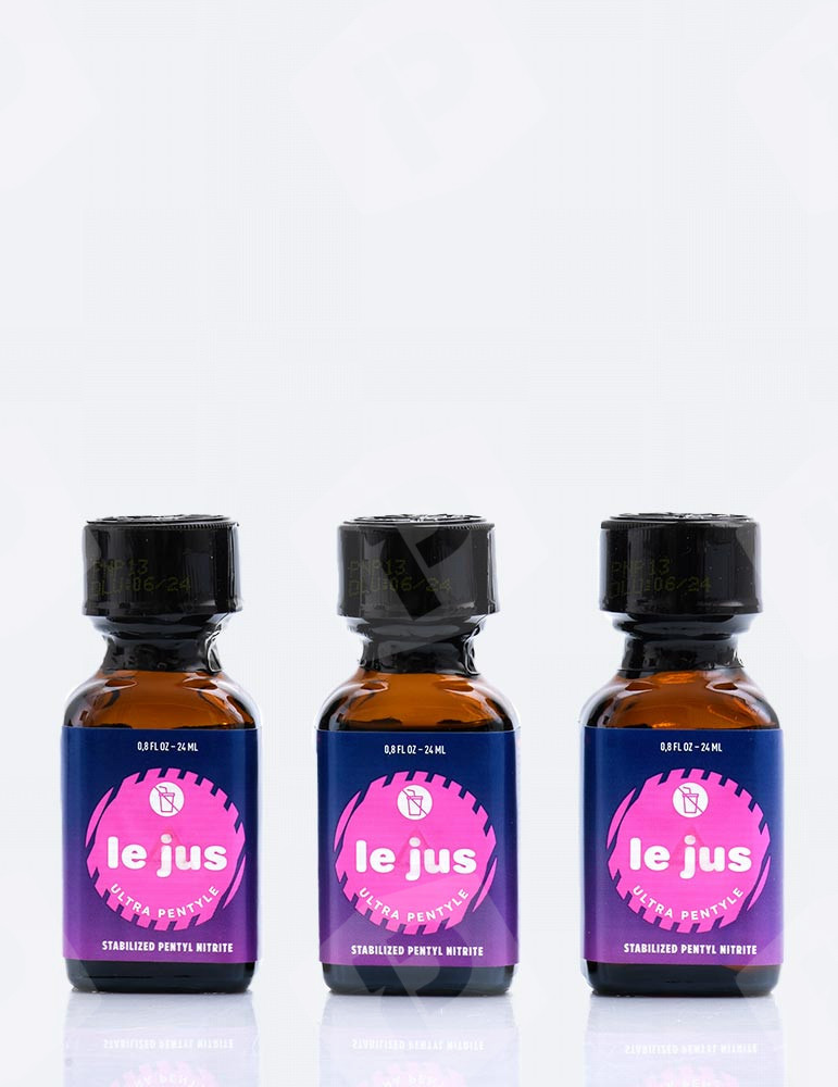 Pack Poppers Le Jus Ultra Pentyle 24 ml x3