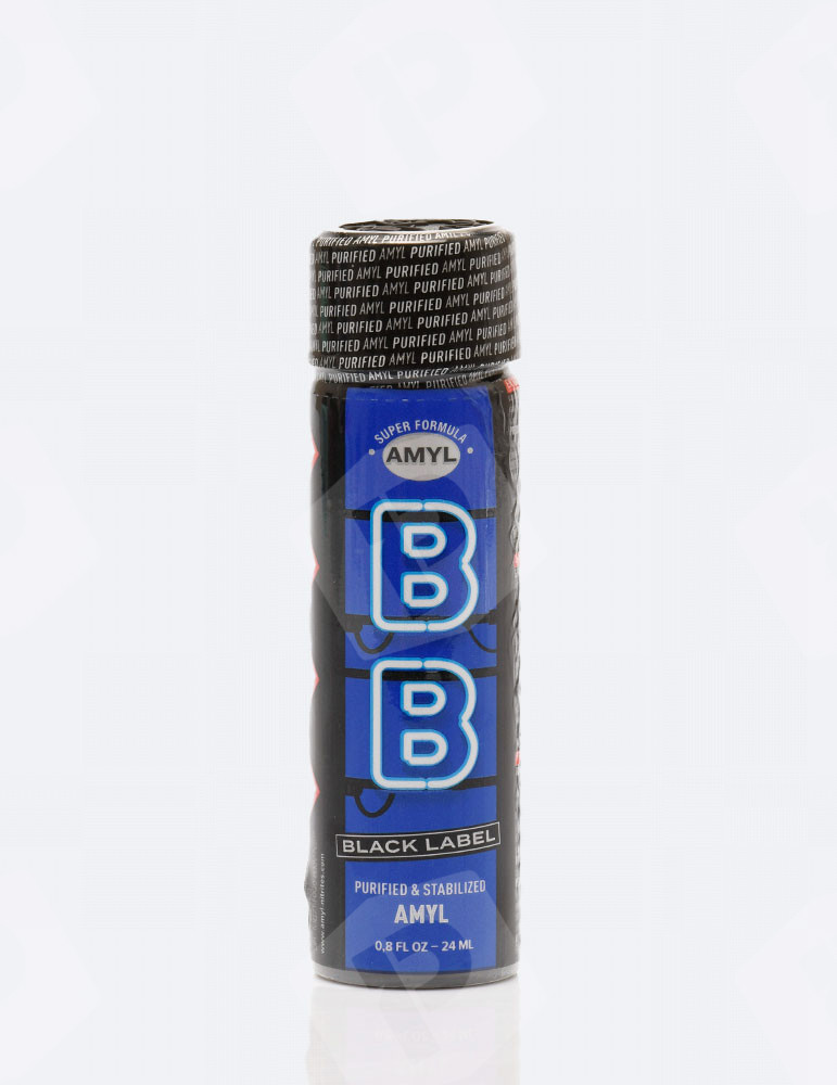 Poppers BB Amyl Black Label 24 ml Garrafa Longa