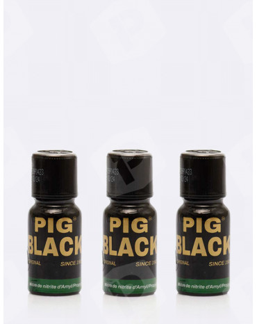 Comprar Pack Poppers Pig Black - 2 Frascos Comprados 1 Frasco Grátis!