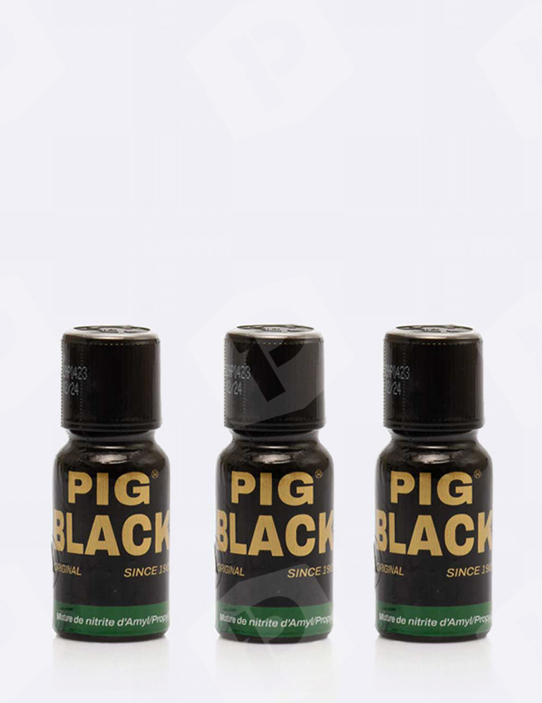 Comprar Pack Poppers Pig Black - 2 Frascos Comprados 1 Frasco Grátis!