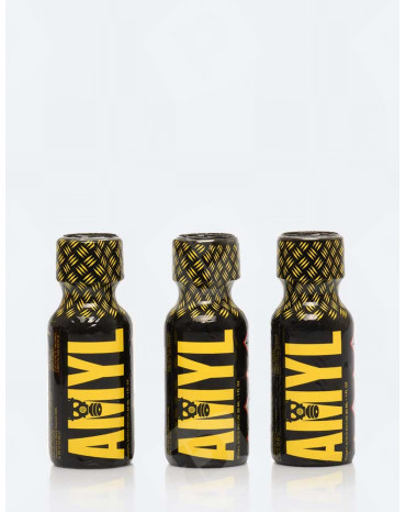 Pack de 3 poppers Amyl 30 ml garrafa boston
