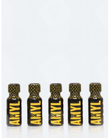Pack de 5 poppers Amyl 30 ml garrafa boston