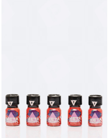 Pack de 5 poppers Meta Propyl 10 ml