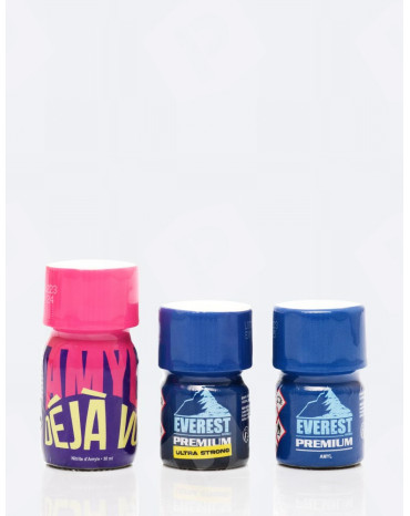 Pacote Supremo: Everest Premium, Everest Premium Ultra strong e Amyl déjà Vu