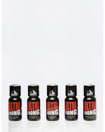 Poppers Ultra Strong 15 ml pack de 5 unidades