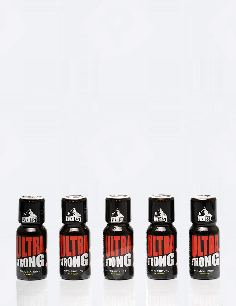 Poppers Ultra Strong 15 ml pack de 5 unidades