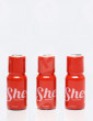 Poppers She 15 ml x3 unidades