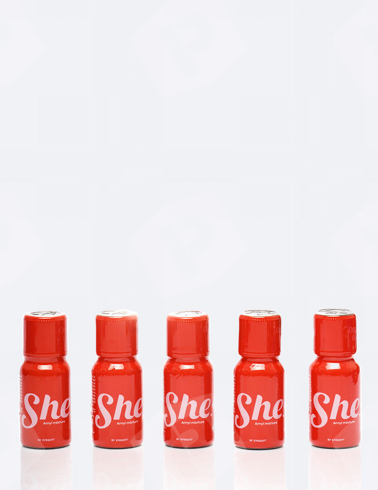 Poppers She 15 ml x5 unidades
