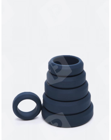 Conjunto de 6 Anéis Penianos em Silicone Boners