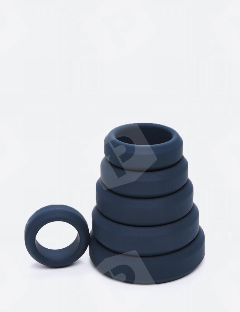 Conjunto de 6 Anéis Penianos em Silicone Boners