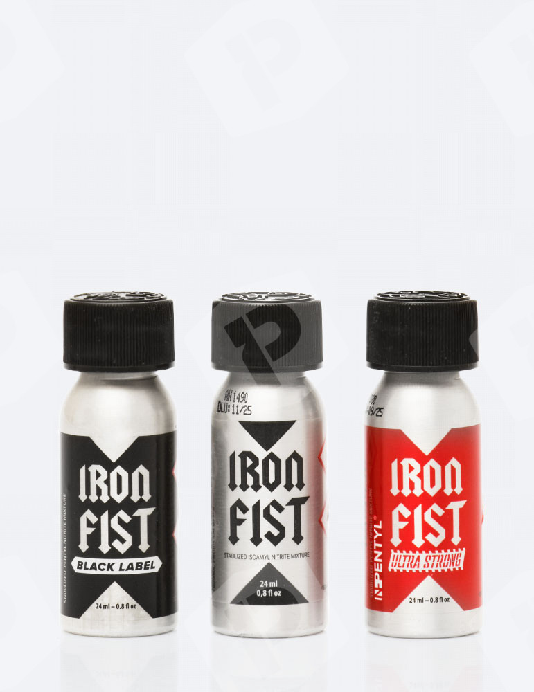 Pack de 3 Poppers Iron Fist 24 ml