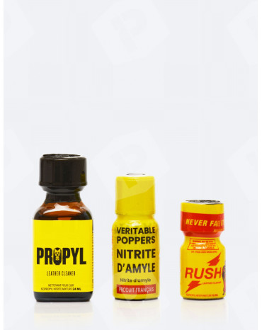 Pack poppers amarelo