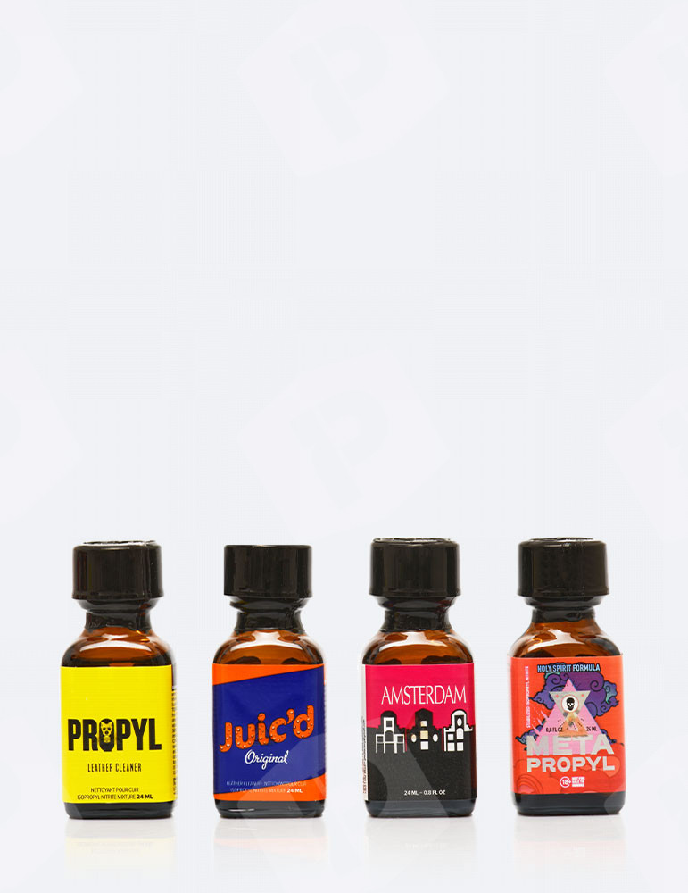 Pack big 4: quatro frascos de poppers 24 ml