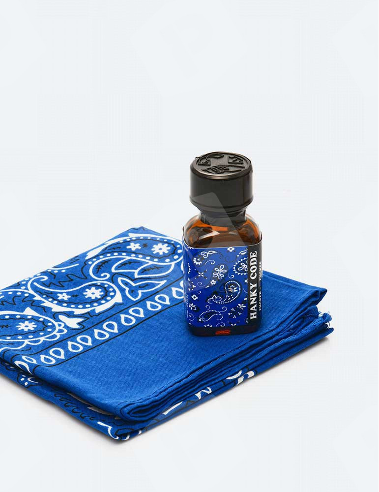Poppers hanky code azul
