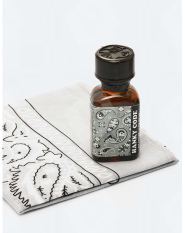 Poppers hanky code cinzento + lenço