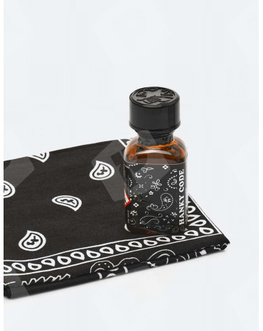 Poppers hanky code preto + lenço