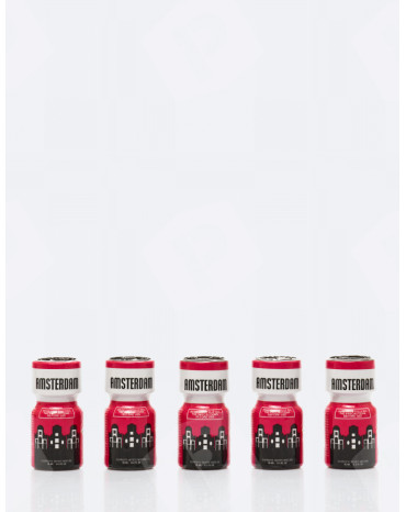 Pack 5 poppers Amsterdam original 10 ml