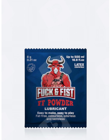 Saqueta de lubrificante em pó para fisting - Fuck & Fist FF powder - 6g
