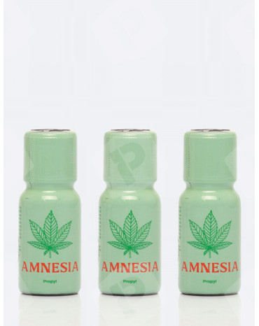 Pack de 3 poppers Amnesia 420 15 ml