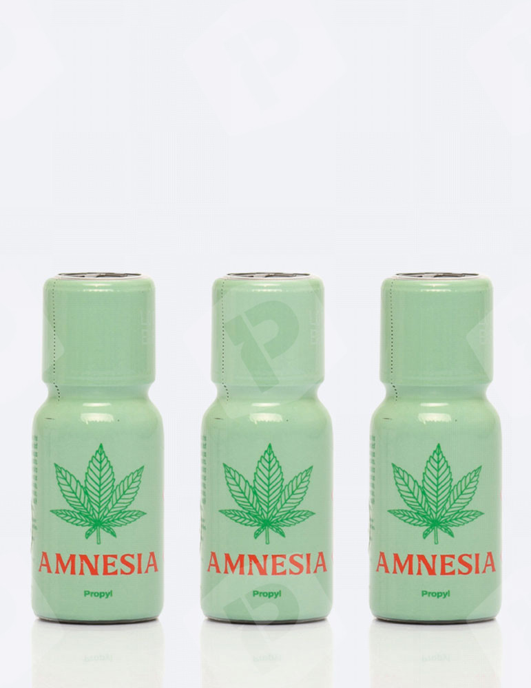 Pack de 3 poppers Amnesia 420 15 ml