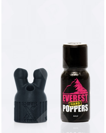 Pack Poppers Everest Hard + Tampa inaladora XTRM | euro-poppers.pt