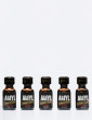 Pack 5 poppers Amyl Double Black 24 ml