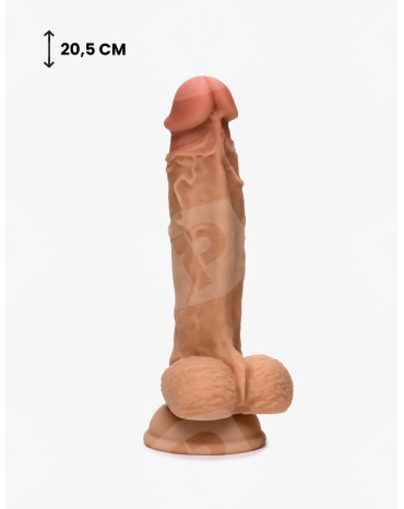 Dildo Realista Pubescent Chisa 20,5 cm | Ventosa & Arnês